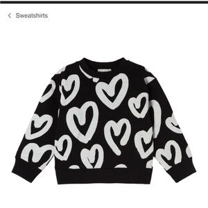 STELLA MCCARTNEY KIDS Cotton Heart Sweatshirt